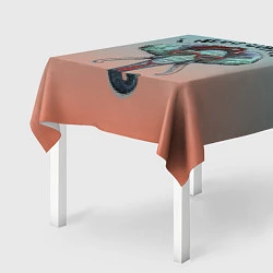 Скатерть для стола I need coffee, цвет: 3D-принт — фото 2