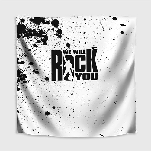 Скатерть для стола Queen - We Will Rock You / 3D-принт – фото 1