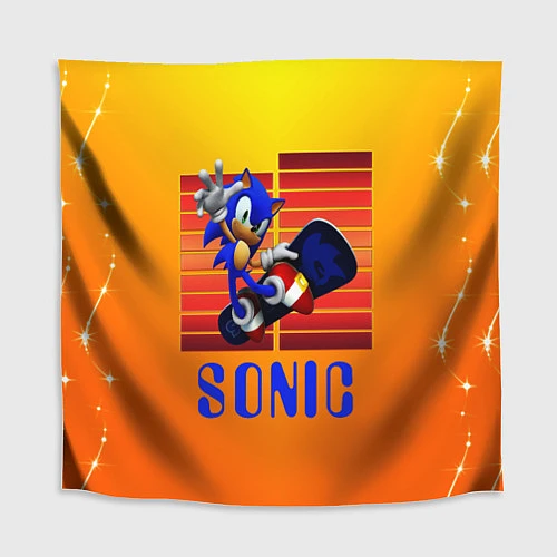 Скатерть для стола Sonic - Соник / 3D-принт – фото 1