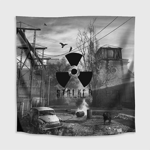 Скатерть для стола СТАЛКЕР-ЧЕРНОБЫЛЬ / 3D-принт – фото 1