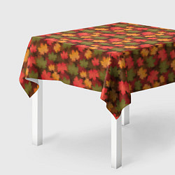 Скатерть для стола Maple leaves, цвет: 3D-принт — фото 2