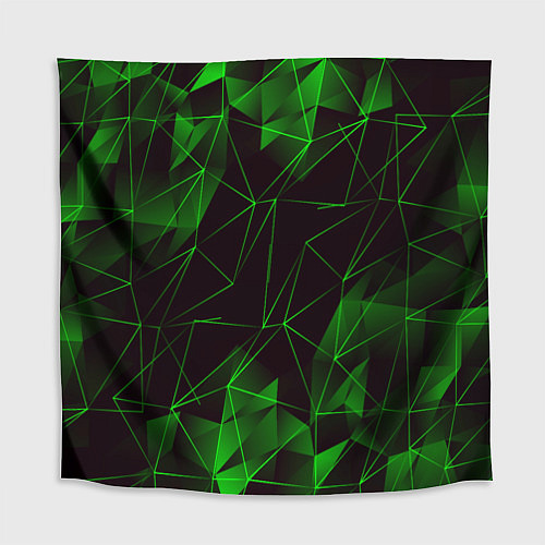 Скатерть для стола GREEN STRIPES / 3D-принт – фото 1