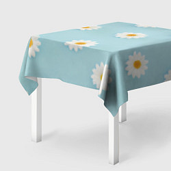 Скатерть для стола Узор с ромашками, цвет: 3D-принт — фото 2