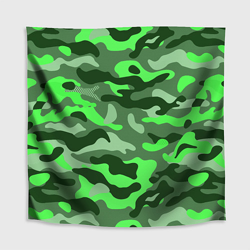 Скатерть для стола CAMOUFLAGE GREEN / 3D-принт – фото 1