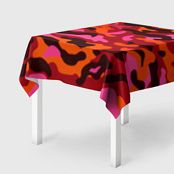 Скатерть для стола CAMOUFLAGE RED, цвет: 3D-принт — фото 2
