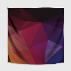 Скатерть для стола Полигональный фон, цвет: 3D-принт
