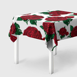 Скатерть для стола Винтажные розы, цвет: 3D-принт — фото 2