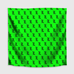 Скатерть для стола Эл паттерн зеленый, цвет: 3D-принт