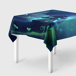Скатерть для стола Панда и лиса, цвет: 3D-принт — фото 2