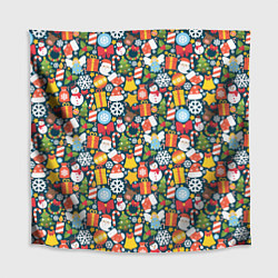 Скатерть для стола Новый Год, цвет: 3D-принт