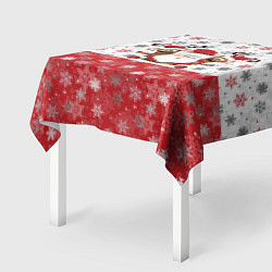 Скатерть для стола С Новым Годом!, цвет: 3D-принт — фото 2