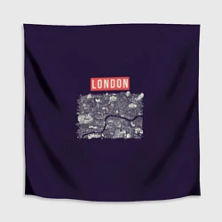 Скатерть для стола LONDON, цвет: 3D-принт