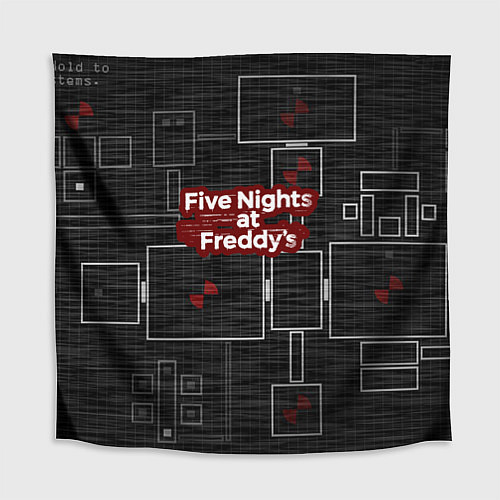 Скатерть для стола Five Nights At Freddy / 3D-принт – фото 1