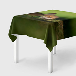 Скатерть для стола Сонный лисенок, цвет: 3D-принт — фото 2