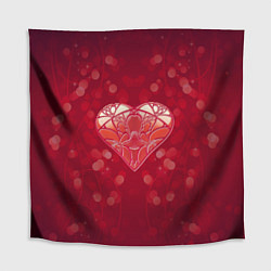 Скатерть для стола Valentines Day, цвет: 3D-принт