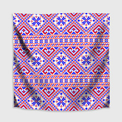 Скатерть для стола Русские народные узоры, цвет: 3D-принт