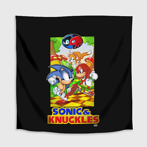 Скатерть для стола Sonic&Knuckles / 3D-принт – фото 1