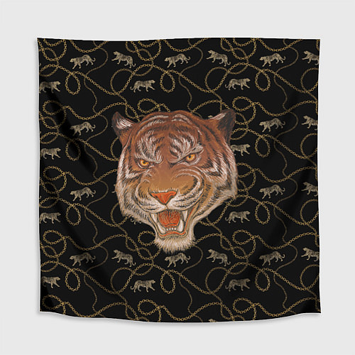 Скатерть для стола Морда тигра / 3D-принт – фото 1