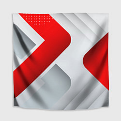 Скатерть для стола 3D SPORT STYLE RED WHITE, цвет: 3D-принт
