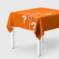 Скатерть для стола Знак вопроса, цвет: 3D-принт — фото 2