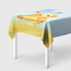 Скатерть для стола Пикачу с пледом, цвет: 3D-принт — фото 2