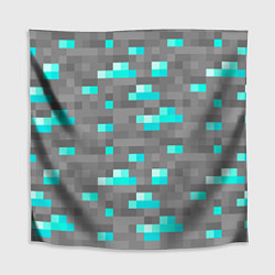 Скатерть для стола Алмазы, цвет: 3D-принт