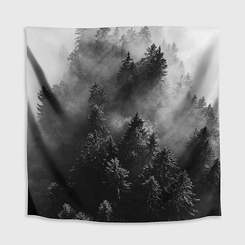 Скатерть для стола МРАЧНЫЙ ЛЕС FOREST / 3D-принт – фото 1