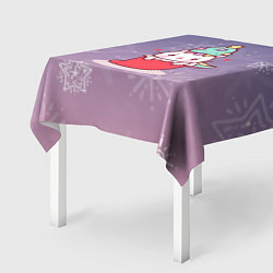 Скатерть для стола Happy New Year 2022 Сat 1, цвет: 3D-принт — фото 2