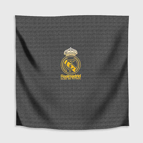 Скатерть для стола Real Madrid graphite theme / 3D-принт – фото 1