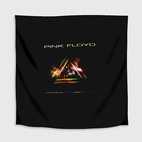 Скатерть для стола Live at the Empire Pool - Pink Floyd / 3D-принт – фото 1