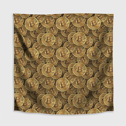 Скатерть для стола Bitcoins / 3D-принт – фото 1