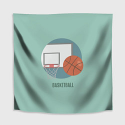 Скатерть для стола Basketball Спорт, цвет: 3D-принт