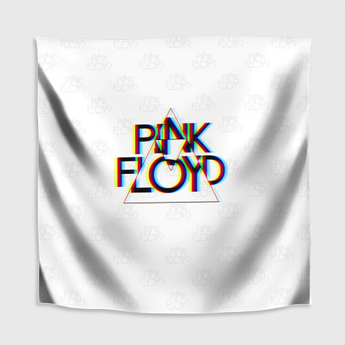 Скатерть для стола PINK FLOYD LOGO ПИНК ФЛОЙД ГЛИТЧ / 3D-принт – фото 1