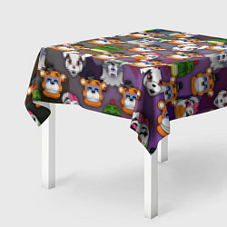 Скатерть для стола Фредди, Рокси, Ванни, Чика и Монтгомери, цвет: 3D-принт — фото 2