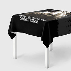 Скатерть для стола Will be prolong sanctions? Санкции продлевать буде, цвет: 3D-принт — фото 2
