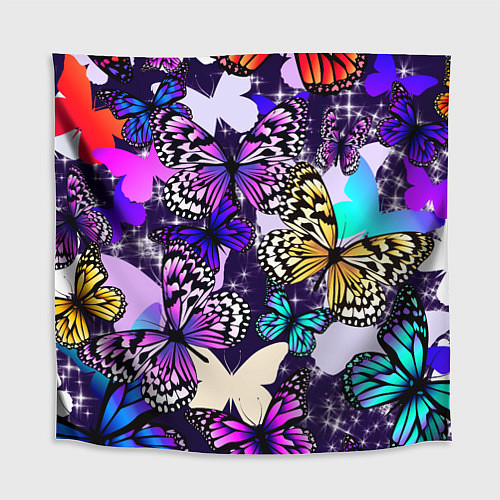 Скатерть для стола Бабочки Butterflies / 3D-принт – фото 1