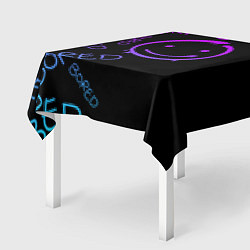 Скатерть для стола Neon Bored Half pattern, цвет: 3D-принт — фото 2