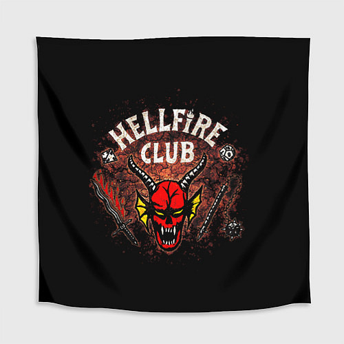 Скатерть для стола Hellfire club / 3D-принт – фото 1