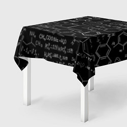 Скатерть для стола Химия -формулы, цвет: 3D-принт — фото 2