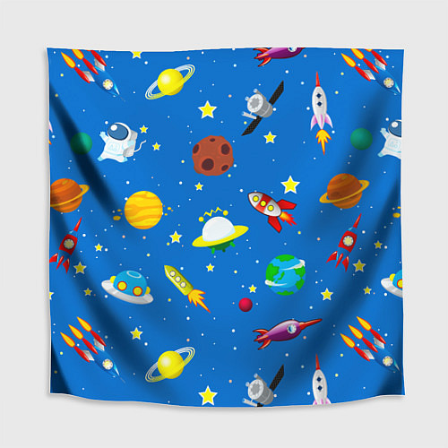 Скатерть для стола SPACE OBJECTS / 3D-принт – фото 1