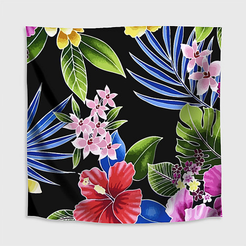 Скатерть для стола Floral vanguard composition Летняя ночь Fashion tr / 3D-принт – фото 1