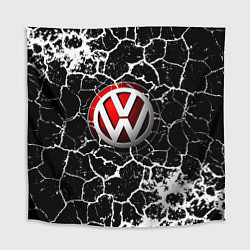 Скатерть для стола Volkswagen Трещины, цвет: 3D-принт
