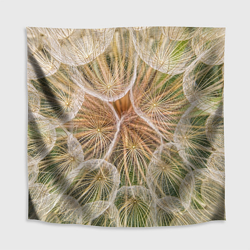 Скатерть для стола Абстрактное множество лепестков - Светло-жёлтый / 3D-принт – фото 1