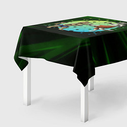 Скатерть для стола Кошачий бой - карате, цвет: 3D-принт — фото 2