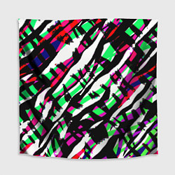 Скатерть для стола Разноцветная Зебра, цвет: 3D-принт