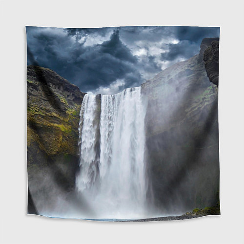 Скатерть для стола Водопад Скогафосс / 3D-принт – фото 1