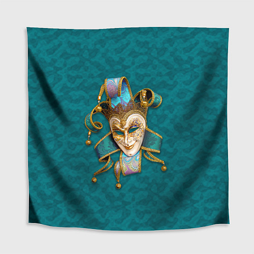 Скатерть для стола Шут - венецианская маска / 3D-принт – фото 1