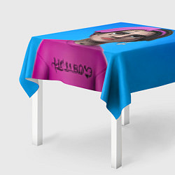 Скатерть для стола Lil Peep На Синем Фоне, цвет: 3D-принт — фото 2