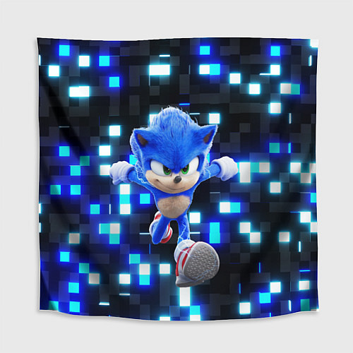 Скатерть для стола Sonic neon squares / 3D-принт – фото 1