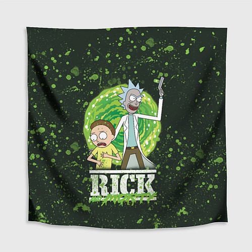 Скатерть для стола Morty and Rick portal / 3D-принт – фото 1